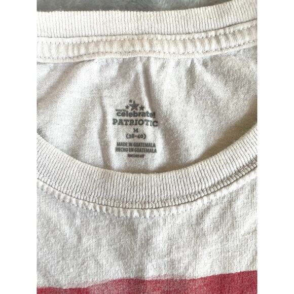 Mens Tank Sz M Americana American Flag Motorcycle Concert Skull Biker Graphic - Picture 4 of 5